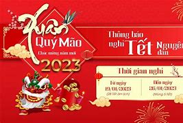 Biểu Mẫu Thông Báo Nghỉ Tết Nguyên Đán 2023