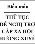 Trợ Cấp Xã Hội Thường Xuyên